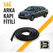 B&M Kauçuk Renault Symbol (2.nesil) Sağ Arka Kapı Fitili BM04235