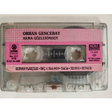 Plakperest Orhan Gencebay – Akma Gözlerimden  - 1987  Türkiye Basım Kaset Albüm-2.el- Kapaksız