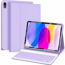 Alstrap Samsung Galaxy S10 Fe Plus 13.1 Inç Uyumlu Kalem Bölmeli Klavyeli Tablet Kılıfı (Kalem Dahil Değildir.)