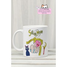 Kizaru Home Sailor Moon - Minako Aino Anime Tasarım Baskılı Porselen Kupa Bardak
