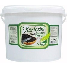 Körfezim Siyah Zeytin Ezmesi 5 kg Kova