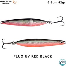 Savage Gear Seeker Isp 68MM 12GR Kaşık Yem Fluo Uv Red Black