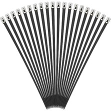 Tügen Pvc Kaplı Paslanmaz Çelik Kablo Bağı 4,6 x 362 mm 100 Adet