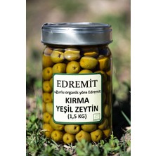 Edremit Kırma Yeşil Zeytin (1,5 Kg)