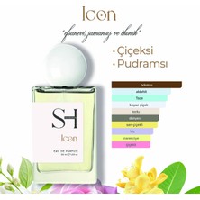 Sh Fragrances Icon Edp Kadın Parfüm | Ferah-Aldehitli | Zengin Yasemin-Gül | Vanilyalı-Odunsu-Pudramsı , 50ML