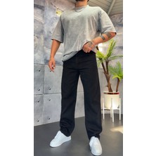 Peerless Store Ince Çizgi Detaylı Baggy Pantolon