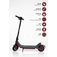 Pirantech A1 Elektrikli Scooter 350W Güç - Kırmızı Tasarım ile 25 km/h Hız