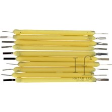 Hazar Led 3 Volt 38MM LED Filament Beyaz Retro Tungsten Filament 10 Adet