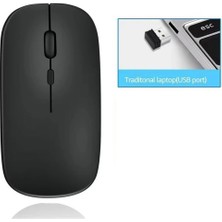 CHNA Bluetooth 2.4ghz Kablosuz Mouse Sessiz Tıklama Apple Macbook Laptop Ipad Uyumlu Slim Tasarımlı Wifi Fare Özel