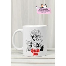 Kizaru Home Vinland Saga - Thorfinn Anime Tasarım Baskılı Porselen Kupa Bardak