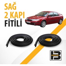 B&M Kauçuk Renault Laguna 2 Sedan Sağ Ön ve Arka Kapı Fitili BM03989
