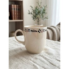Palto Tasarım Milk Krem Juno Kupa -Hediyelik Kupa Fincan Mug