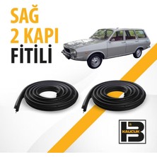 B&M Kauçuk Renault Reno-12 Station Wagon Sağ Ön ve Arka Kapı Fitili BM04405
