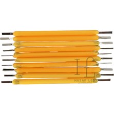 Hazar Led 3 Volt 38MM LED Filament Gün Işığı Retro Tungsten Filament 10 Adet