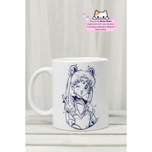Kizaru Home Sailor Moon - Minako Aino Anime Tasarım Baskılı Porselen Kupa Bardak