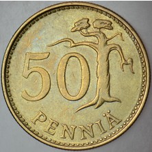 Banknoting Finlandiya 50 Pennıa 1984.