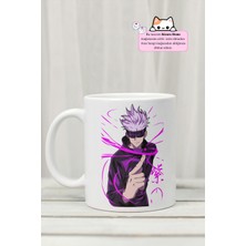 Kizaru Home Jujutsu Kaisen - Gojo Satoru Anime Tasarım Baskılı Porselen Kupa Bardak