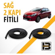 B&M Kauçuk Renault Clio 4 Station Wagon Sağ Ön ve Arka Kapı Fitili BM04284