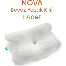 Softlife Nova Yastık Kılıfı 1 Adet Beyaz 62X42X13/10CM