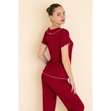 Seamlife Fransız Yaka Luxury Pijama Takımı