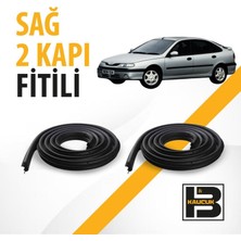 B&M Kauçuk Renault Laguna 1 Sedan Sağ Ön ve Arka Kapı Fitili BM04011