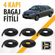 B&M Kauçuk Renault Symbol (2.nesil) 4 Kapı + Bagaj Fitili BM04227