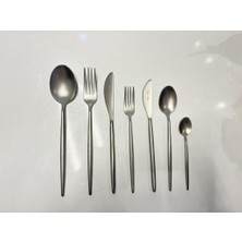 Dame Marie Almeria Full Brush 6 Kişilik 42 Parça Çatal Kaşık Bıçak Seti