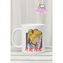 Kizaru Home Sailor Moon - Minako Aino Anime Tasarım Baskılı Porselen Kupa Bardak