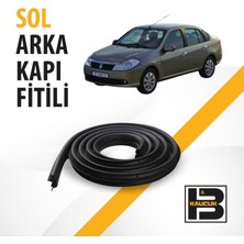 B&M Kauçuk Renault Symbol (2.nesil) Sol Arka Kapı Fitili BM04234