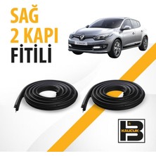 B&M Kauçuk Renault Megane 3 Hatcback Sağ Ön ve Arka Kapı Fitili BM04142