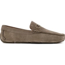 Derimod Erkek Yeşil Tokalı Süet Deri Loafer 26SFD632510