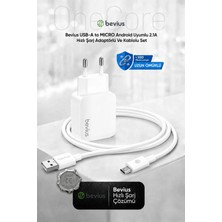 Divex Bevius Hızlı Şarj Adaptörü ve Kablo Seti 0 - 250 W Güçlü Micro USB Android Uyumlu