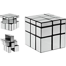 Fadem Store 3X3X3 Gümüş Ayna Sihirli Küp ile Zeka Geliştirme