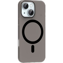 MobaxAksesuar Apple iPhone 14 Kılıf M-Safe Şarj Özellikli Ultra Ince Sert Pc Blank Kapak