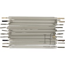 Hazar Led 3 Volt 38MM LED Filament Mavi Retro Tungsten Filament 10 Adet