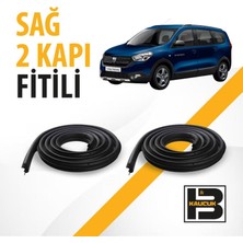 B&M Kauçuk Dacia Lodgy Sağ Ön ve Arka Kapı Fitili BM03912