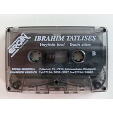 Plakperest Ibrahim Tatlıses – Vur Gitsin Beni / Yemin Ettim -  1993 Almanya Basım Kaset /kapaksız-2.el