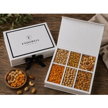 Endorfia- Hediyelik Snack Mix Box – Leblebi & Kuruyemiş Kutusu
