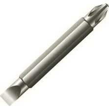 Leo 18 Adet 60MM ¼’’ S2 Kalite Mıknatıslı Bits Çift Uçlu Düz*yıldız Matkap Ucu,tornavida Ucu