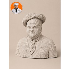 Layerart Atelier Kişiye Özel Fotoğraftan Heykele Parametrik Aşçı Ahşap Büst – Fotoğraftan Katmanlı Ahşap Heykel