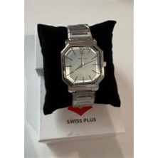  swiss plus man erkek kol saati   watch basic seri model-11 st3507ags max plus light blue-silver