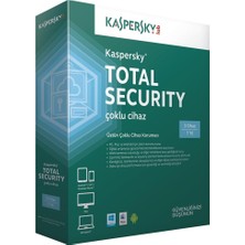  kaspersky total security 3 kullanıcı 1 yıl premium