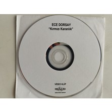 Plakperest Ece Dorsay / Kırmızı Karanlık - Türkiye Basım - 2. El Cd, Single , Promo, Video Klip