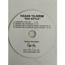 Plakperest Hasan Yıldırım  - Sen Söyle -  Türkiye Basım - 2. El Cd, Single, Promo