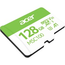  acer msc100 128gb microsd hafıza kartı u3 v30 a1 aksiyon kamera ve güvenlik kamerası uyumlu