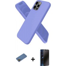 İlk El Grup Pilelistore™ iPhone 12 Pro Max Kılıf Kozmos Yansıma Özel Seri - Siyah 3D Antistatik Hayalet Cam Ekran Koruyucu + Shine Kamera Lens Koruma Cam - Gd