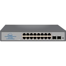  nova nvc-hıs2116g2s 16 port full giga cloud non poe ethernet switch