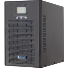  dotvolt volt mn plus 3 kva 1-1 onlıne ups-6 x 12v 7ah pf;1 kesintisiz güç kaynağı ups