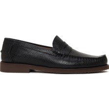 Derimod Erkek Siyah Deri Casual Loafer 26SFD6033FT