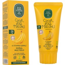  eyüp sabri tuncer doğal muz özlü 2-6 yaş çocuk diş macunu 60 ml